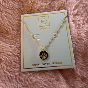 Enewton Gold Paw Print Necklace